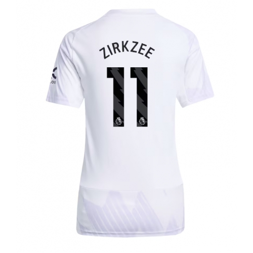 Billige Fotballdrakt Manchester United Joshua Zirkzee #11 Replika Bortedrakt Dame 2025-26 Kortermet Billige Fotballdrakt Manchester United Joshua Zirkzee #11 Replika Bortedrakt Dame 2025-26 Kortermet